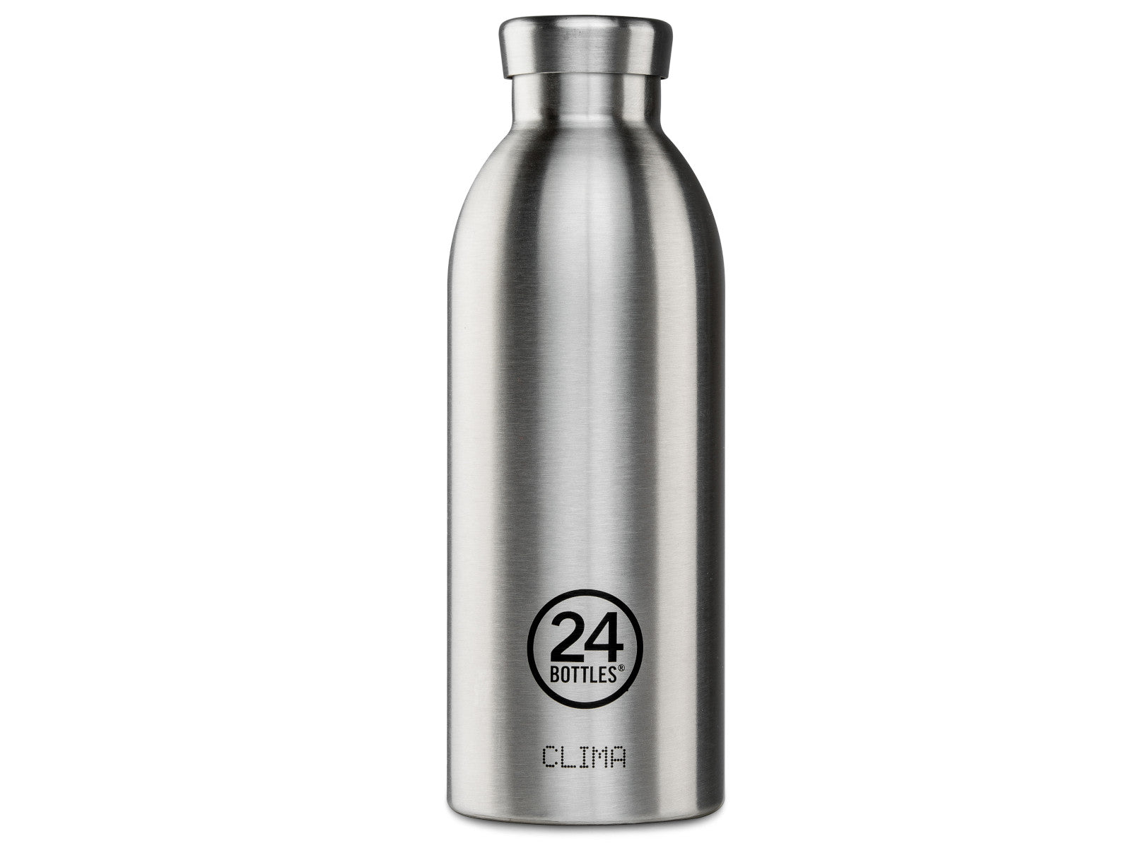 24Bottles Clima Bottle Brushed Steel 500ml