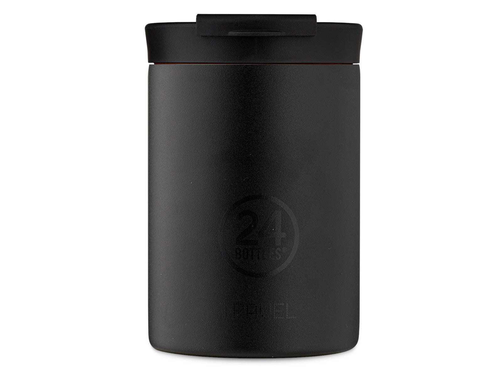 24Bottles Travel Tumbler Stone Tuxedo Black 350ml