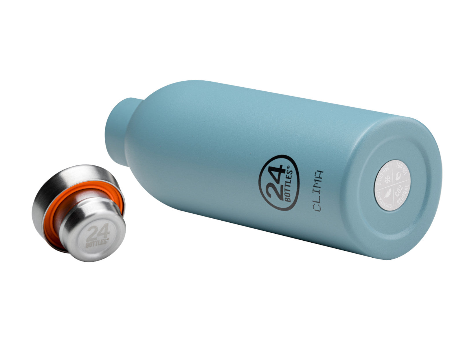 24Bottles Clima Bottle Powder Blue 500ml - Produktbild 3