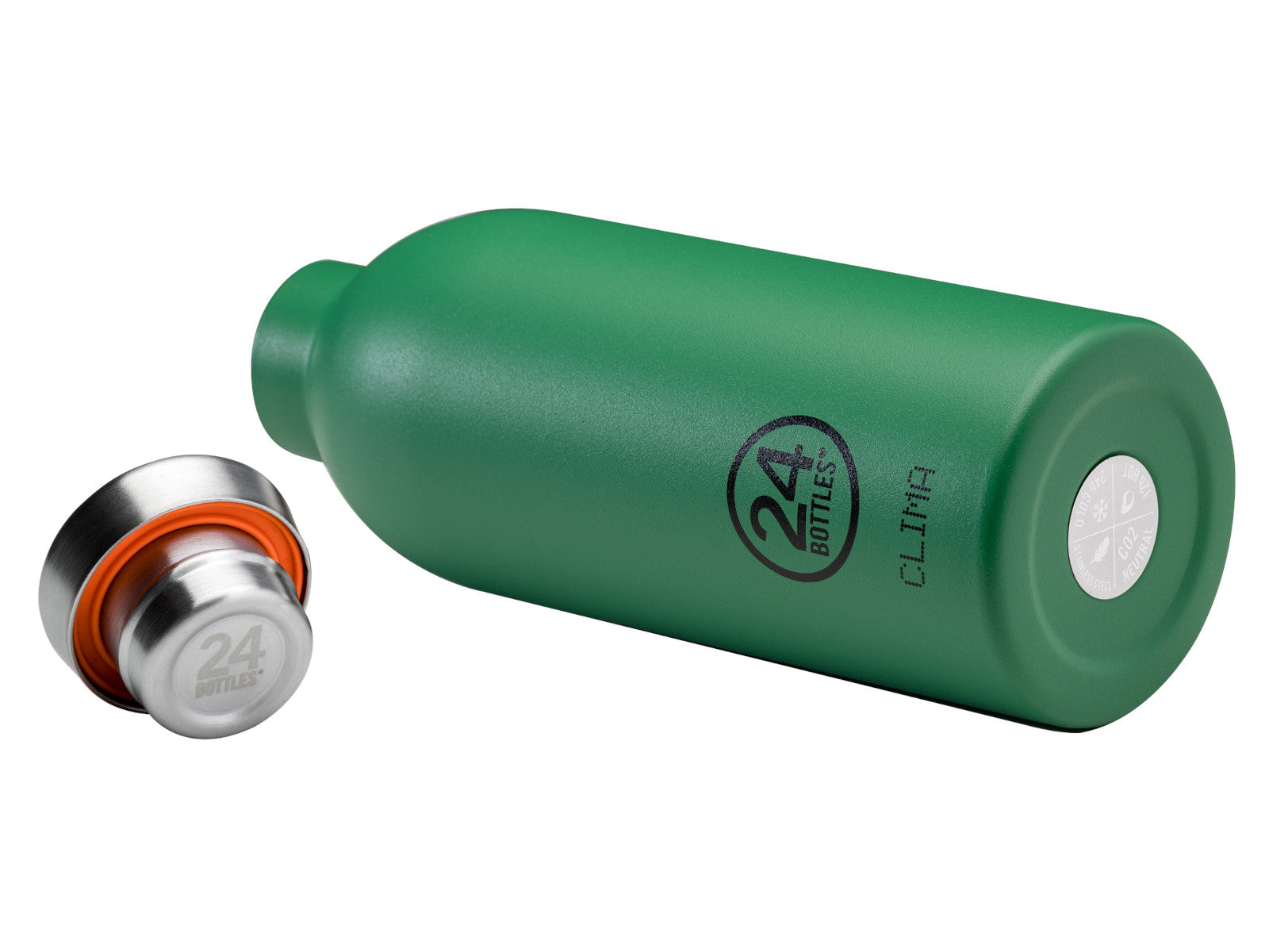 24Bottles Clima Bottle Stone Emerald Green 500ml - Produktbild 3