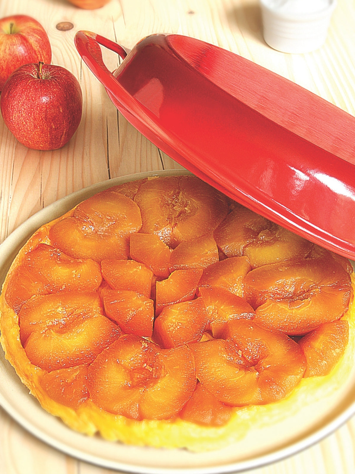 Le Creuset Tatin Backform Tradition rund kirschrot 25cm - Produktbild 3