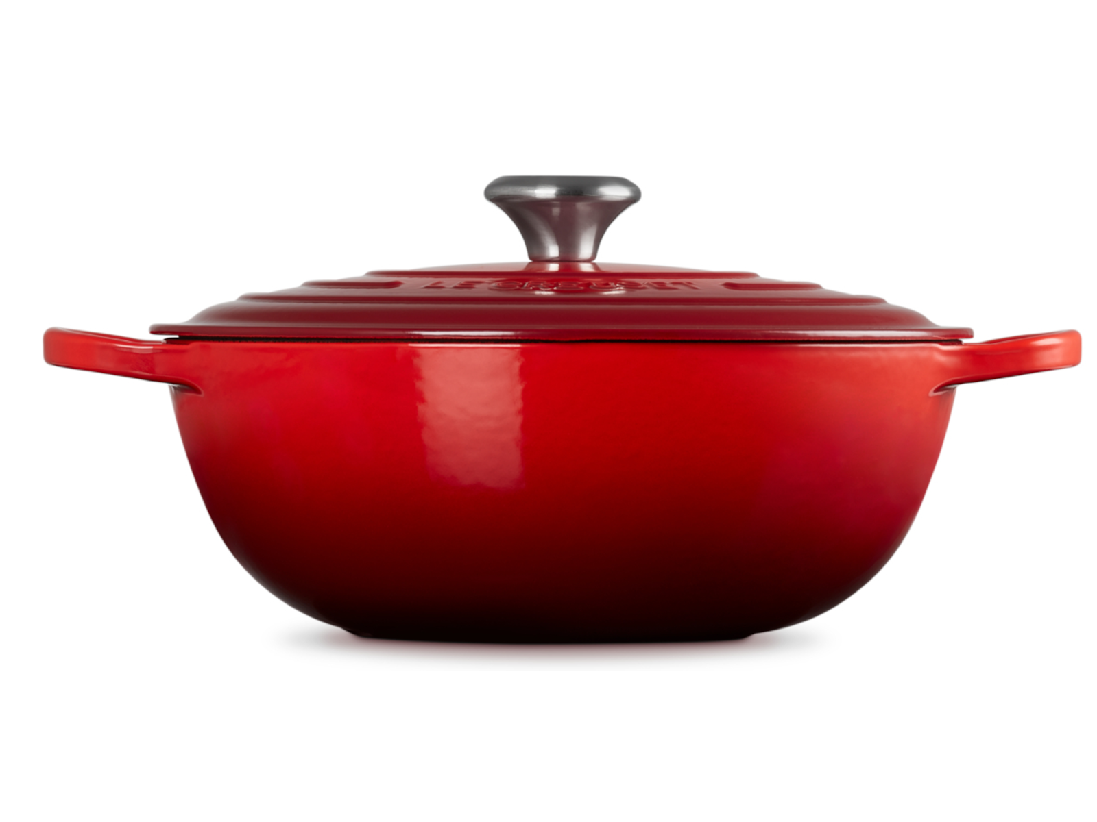 Le Creuset Bräter La Marmite Signature rund kirschrot 28cm - Produktbild 3