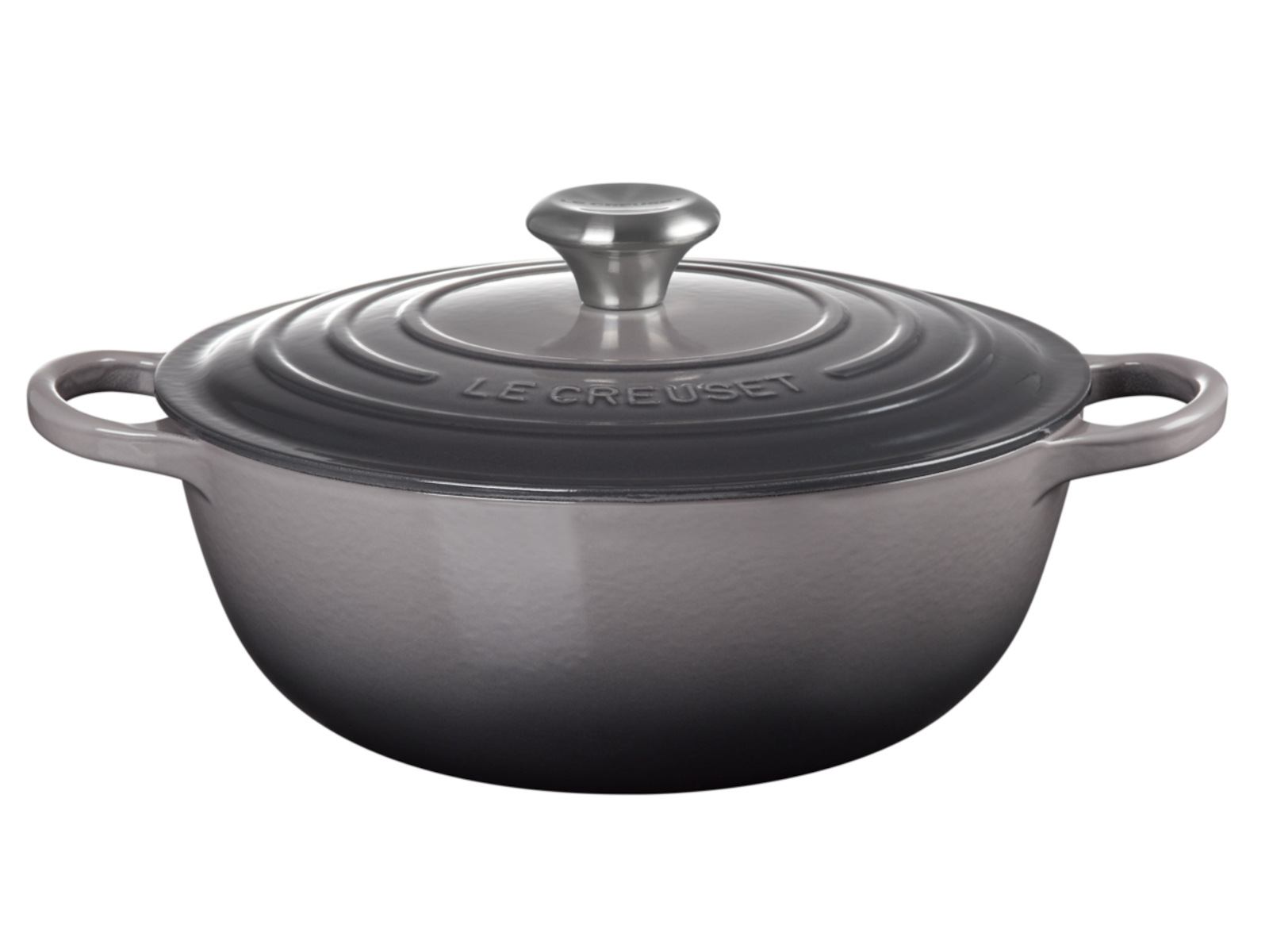 Le Creuset Bräter La Marmite Signature rund flint 28cm