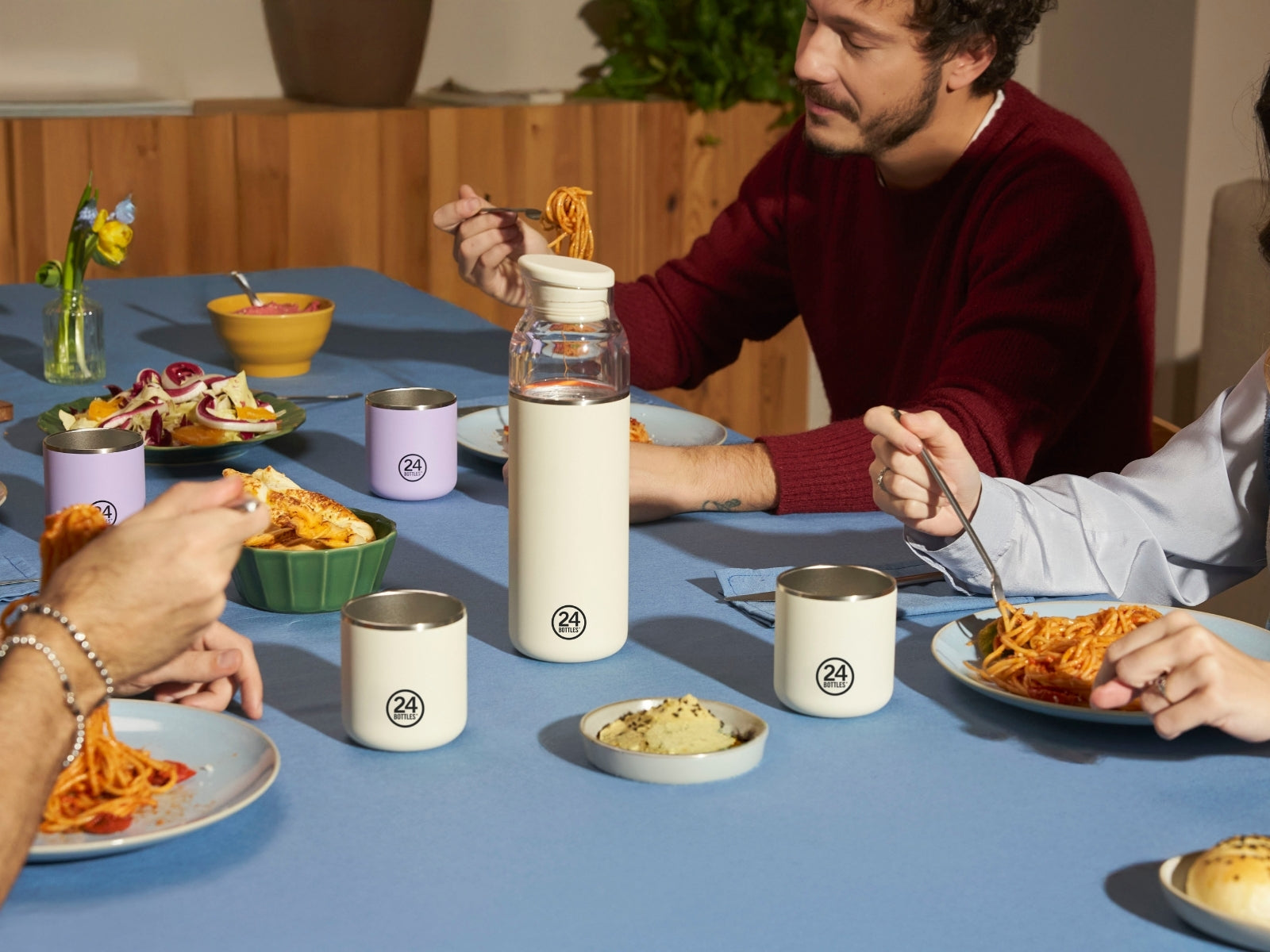24Bottles Casa Carafe Cotton 1000ml - Produktbild 3