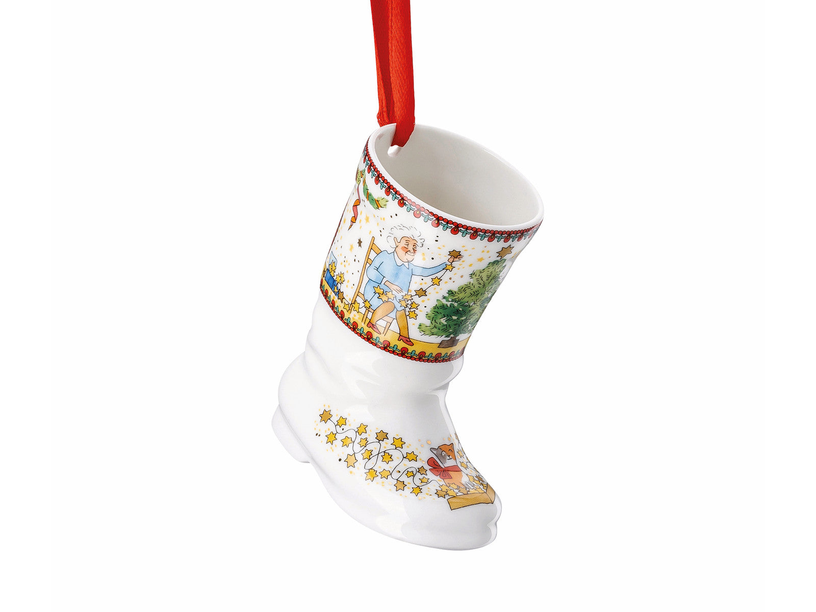 Hutschenreuther Porzellanstiefel Weihnachtsstiefel 2024 - Produktbild 2