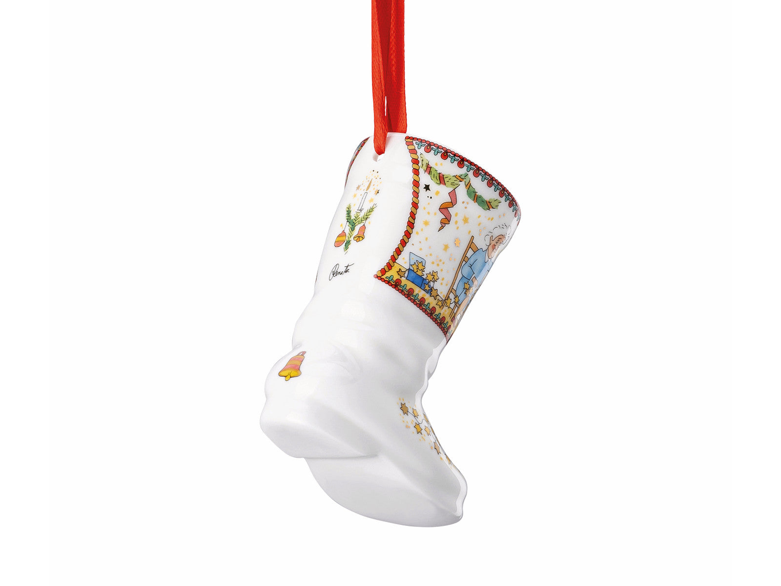 Hutschenreuther Porzellanstiefel Weihnachtsstiefel 2024 - Produktbild 4