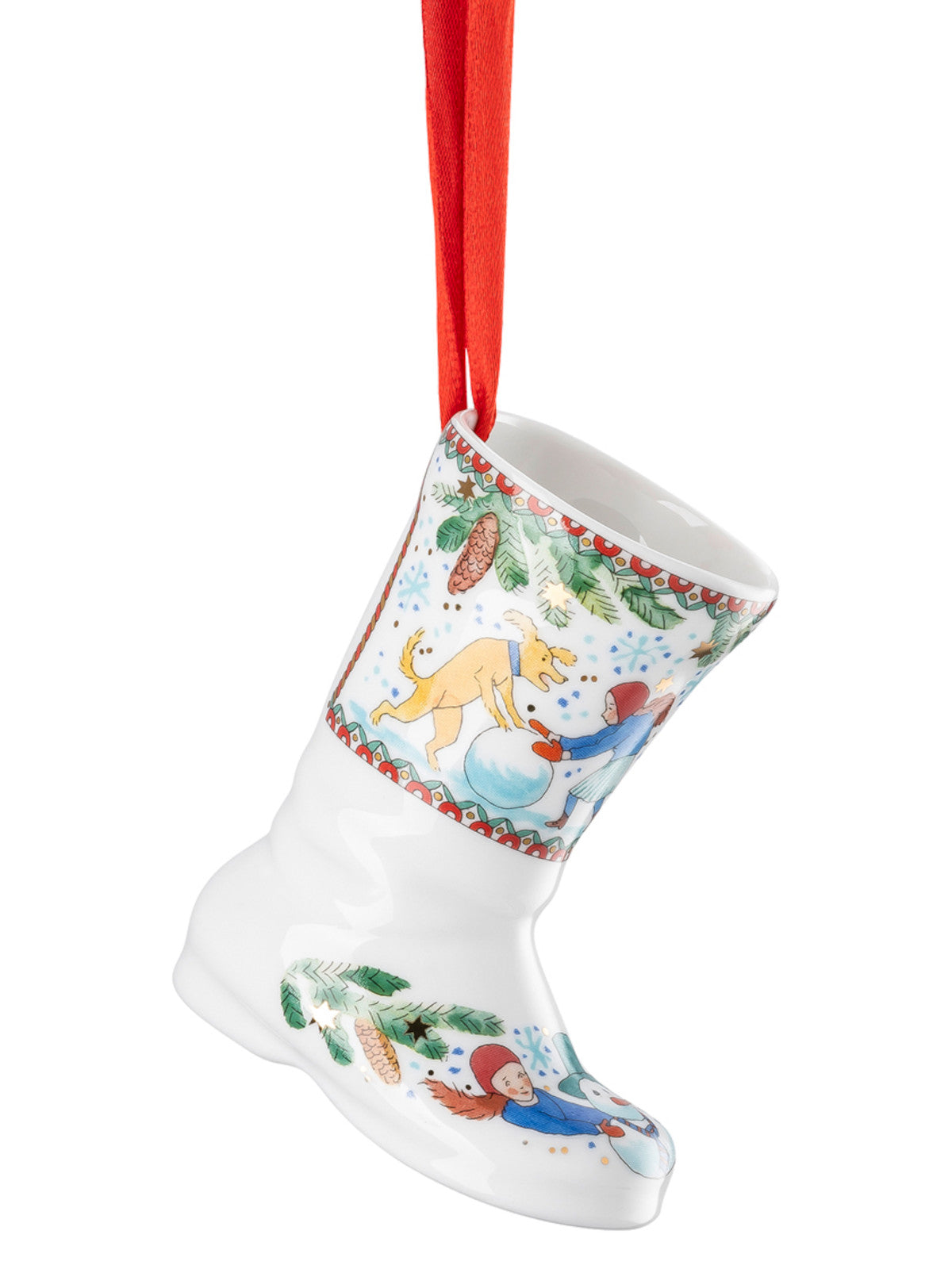 Hutschenreuther Porzellanstiefel Weihnachtsstiefel 2025 - Produktbild 2