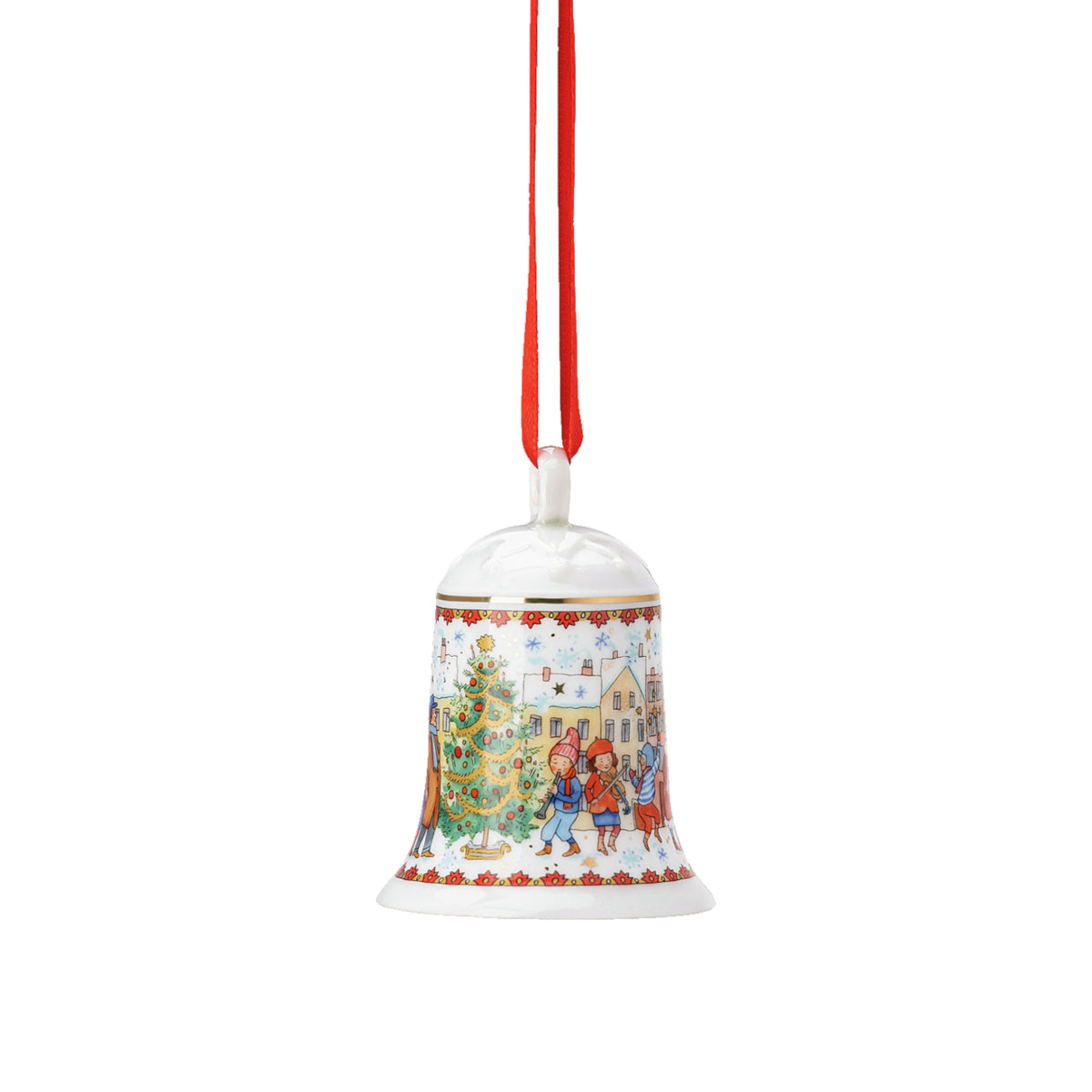 Hutschenreuther Porzellanglocke Weihnachtsglocke 2023