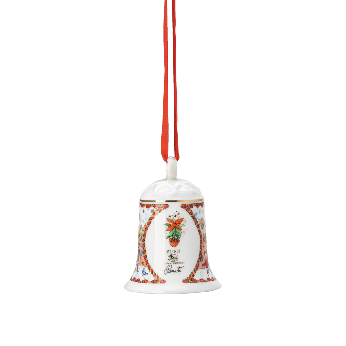 Hutschenreuther Porzellanglocke Weihnachtsglocke 2023 - Produktbild 2
