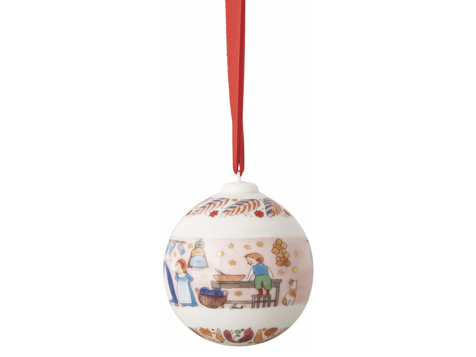 Hutschenreuther Porzellankugel Weihnachtskugel 2026 - Produktbild 1