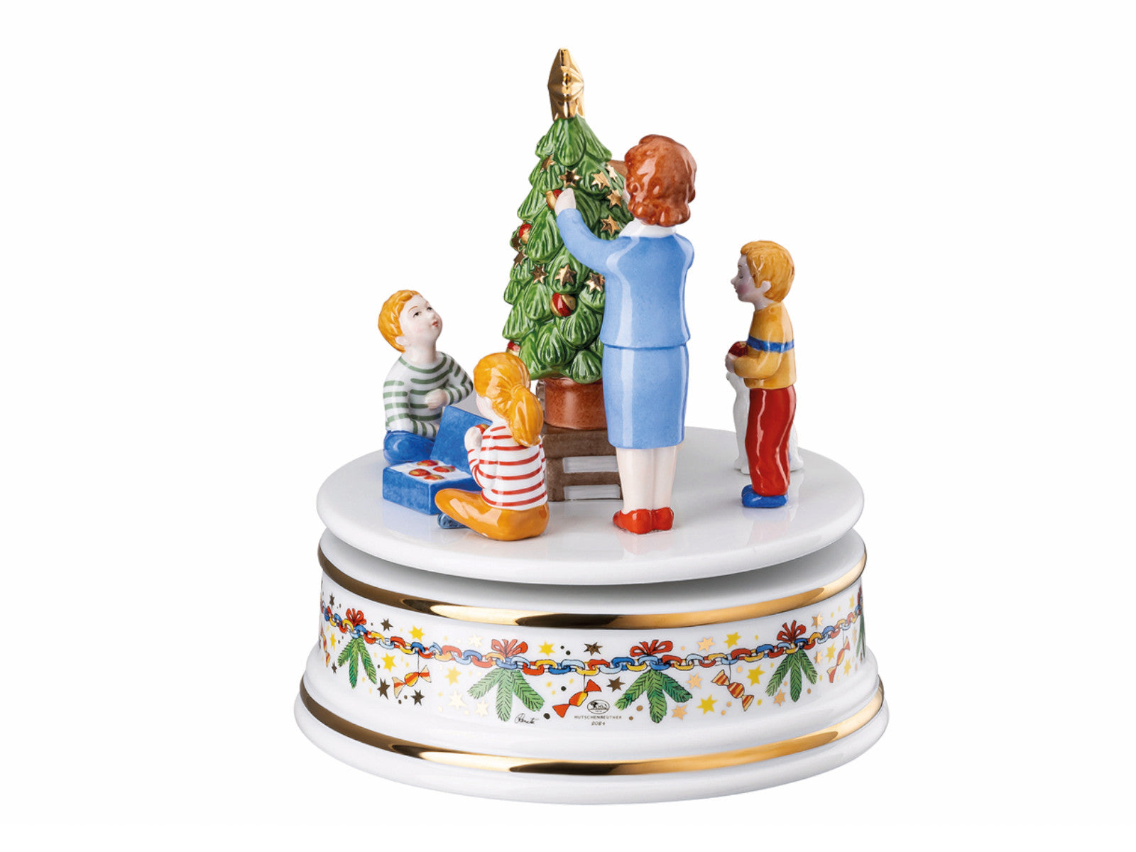 Hutschenreuther Sammelkollektion 2024 Weihnachtsleuchten Spieluhr groß - Produktbild 4