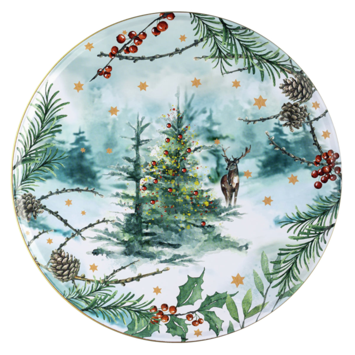Hutschenreuther Sammelserie 2023 Am Weihnachtsbaum Plätzchendosen Set3 - Produktbild 3