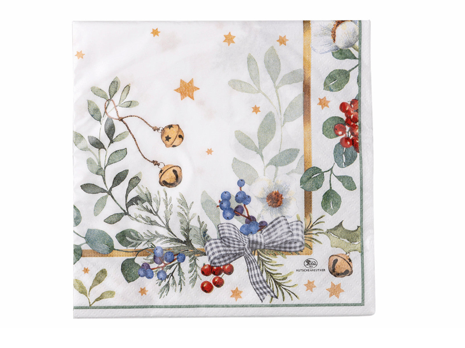 Hutschenreuther Sammelserie 2024 Süßer die Glocken nie klingen Servietten 33x33cm - Produktbild 2