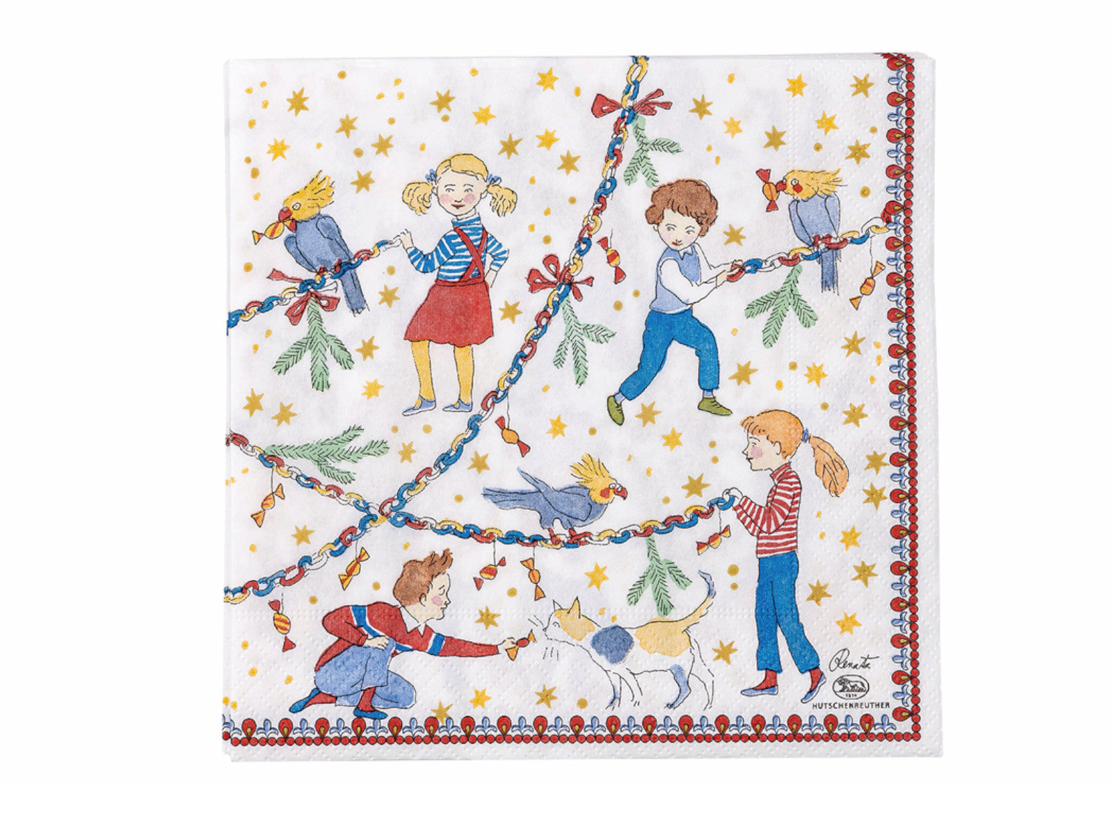 Hutschenreuther Sammelkollektion 2024 Weihnachtsleuchten Servietten 33x33cm