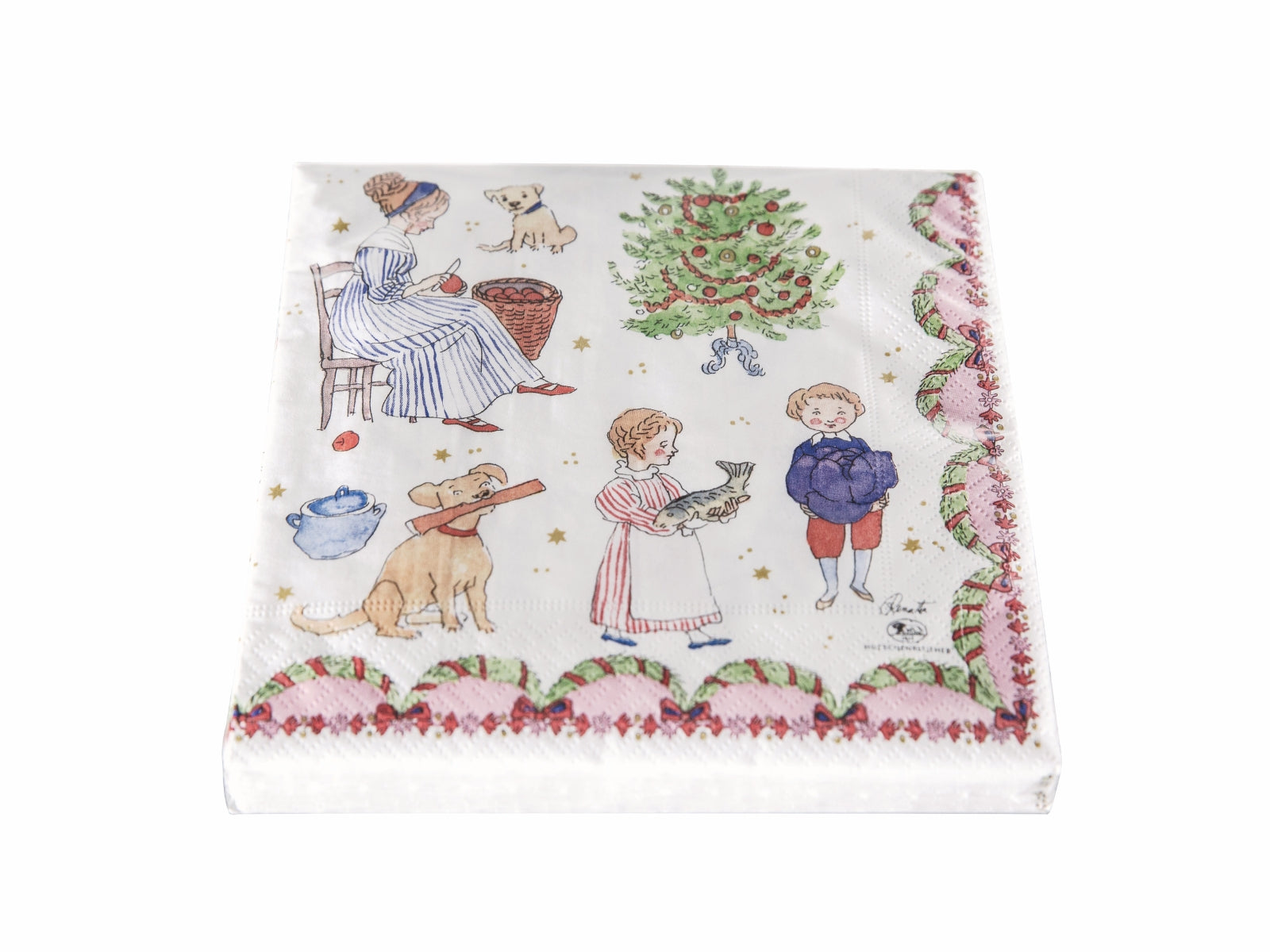 Hutschenreuther 2026 Weihnachtsschmaus Servietten 33x33cm - Produktbild 1