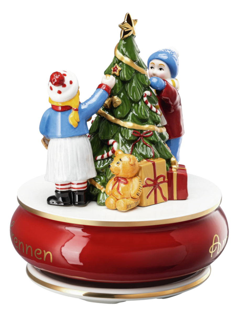 Hutschenreuther Sammelserie 2023 Am Weihnachtsbaum Spieluhr - Produktbild 3