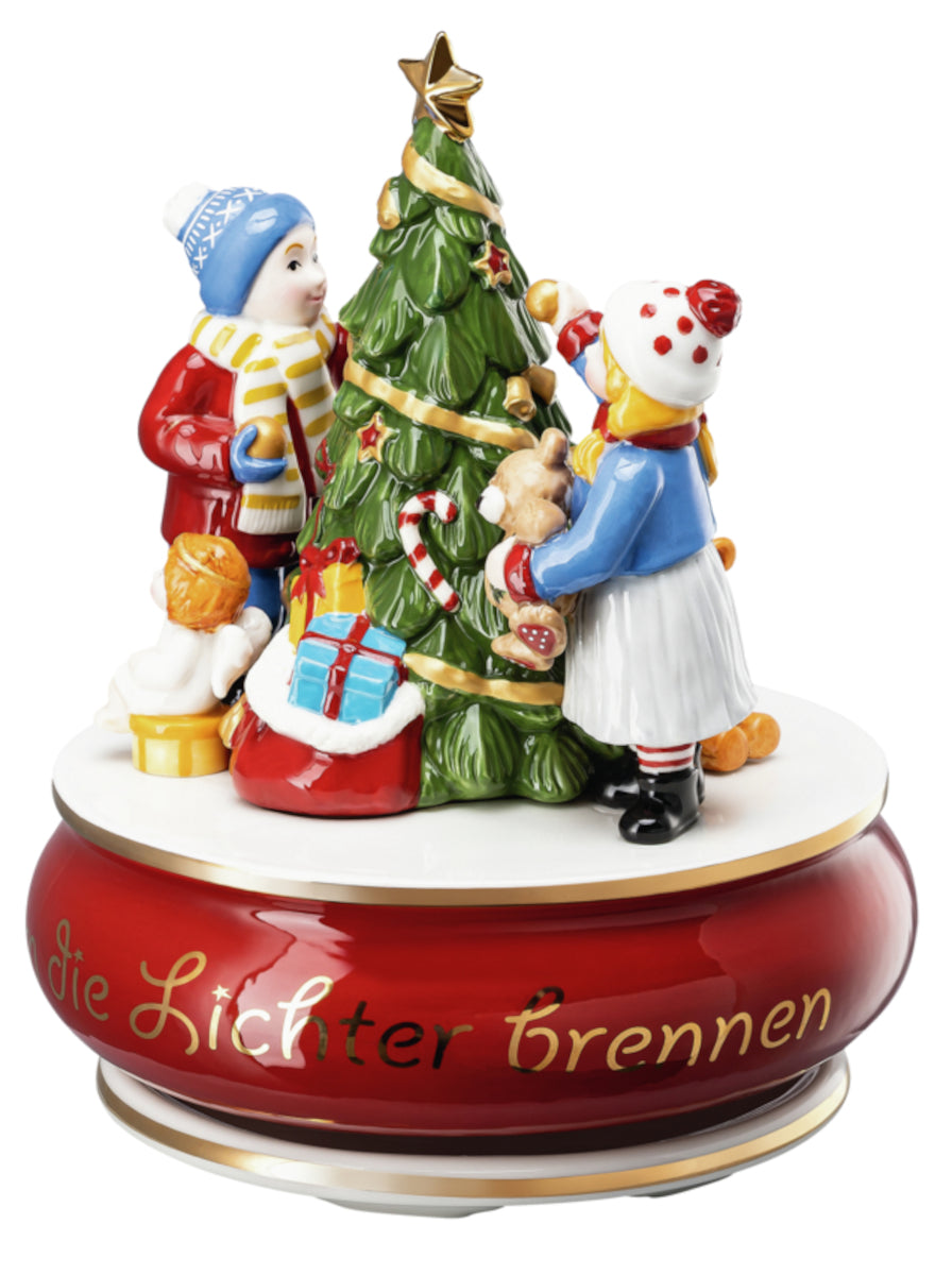 Hutschenreuther Sammelserie 2023 Am Weihnachtsbaum Spieluhr - Produktbild 2