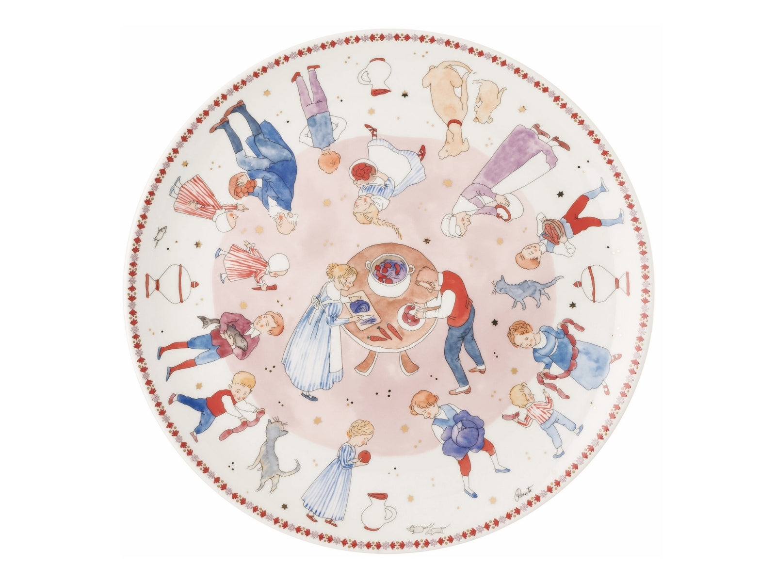 Hutschenreuther 2026 Weihnachtsschmaus Plätzchenteller 28cm