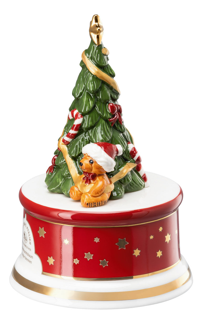 Hutschenreuther Sammelserie 2023 Am Weihnachtsbaum Spieluhr klein - Produktbild 2