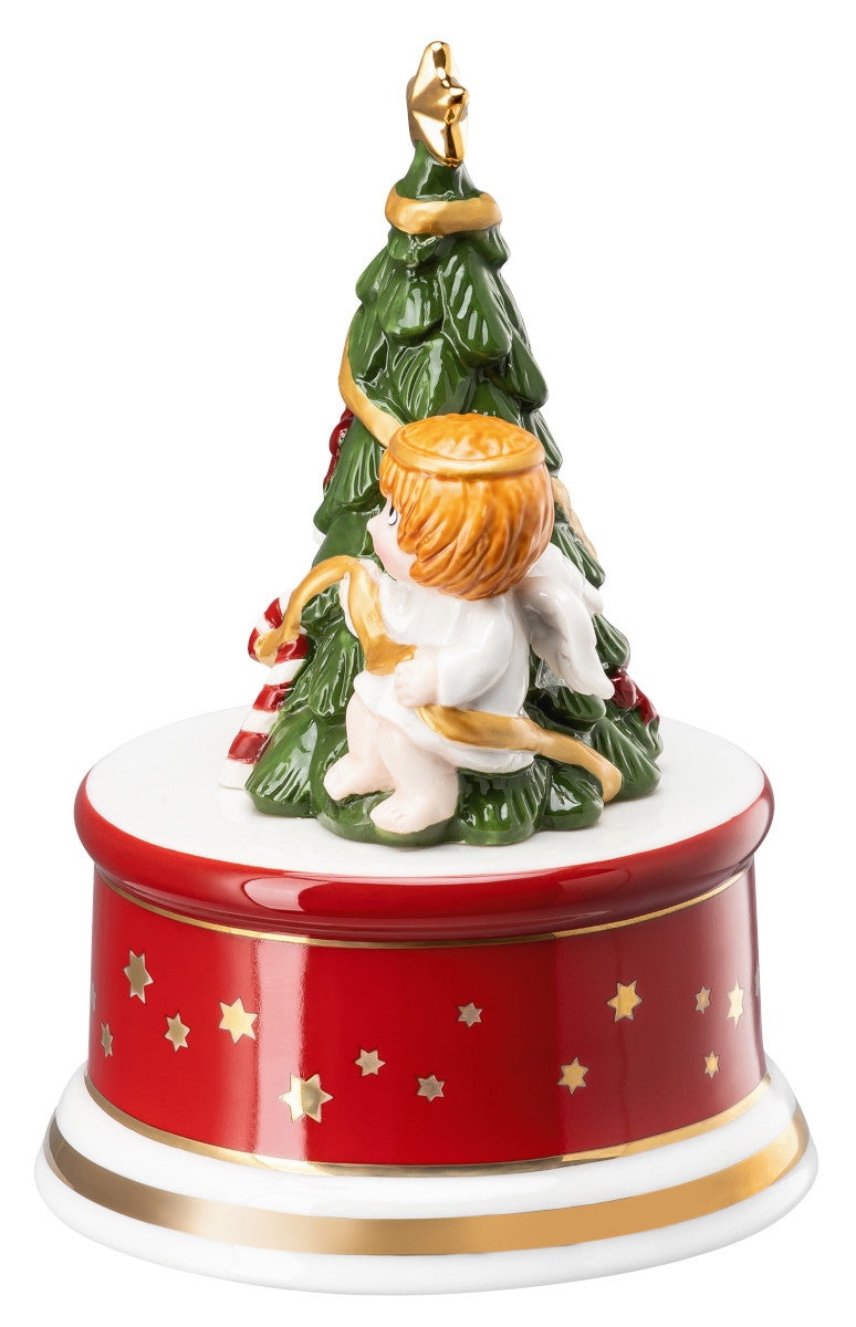 Hutschenreuther Sammelserie 2023 Am Weihnachtsbaum Spieluhr klein - Produktbild 4