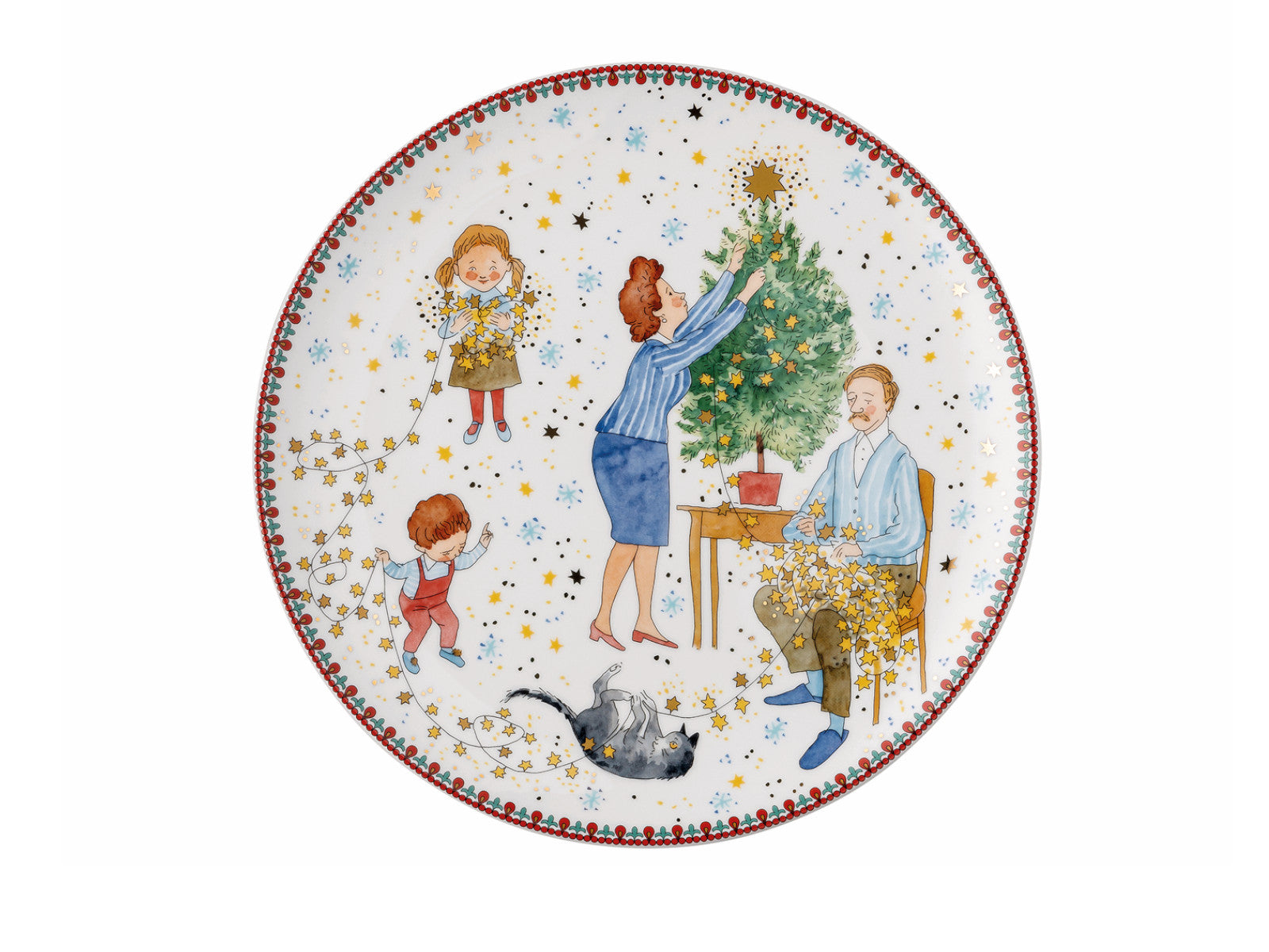 Hutschenreuther Sammelkollektion 2024 Weihnachtsleuchten Teller flach 22cm