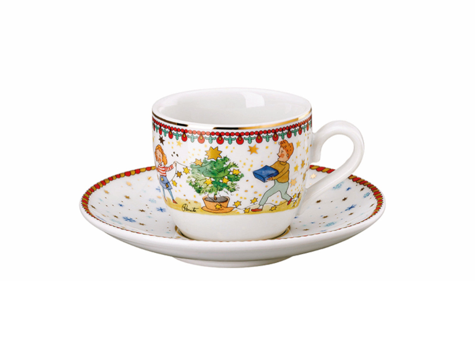 Hutschenreuther Sammelkollektion 2024 Weihnachtsleuchten Espressotasse 2tlg