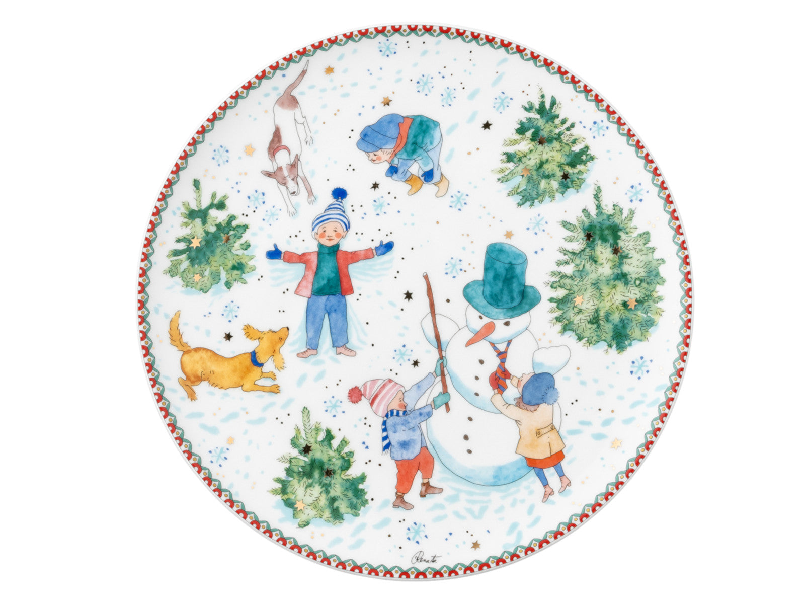 Hutschenreuther Sammelkollektion 2025 Weihnachtsspiele Teller flach 22cm
