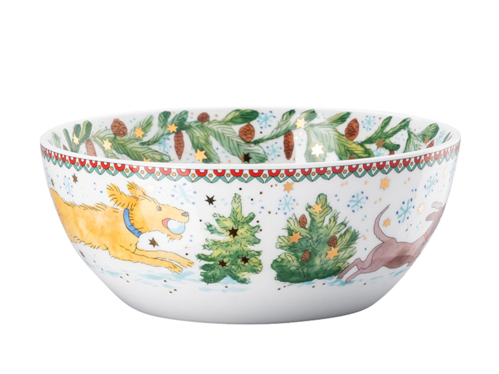 Hutschenreuther Sammelkollektion 2025 Weihnachtsspiele Müslischale 15cm - Produktbild 4