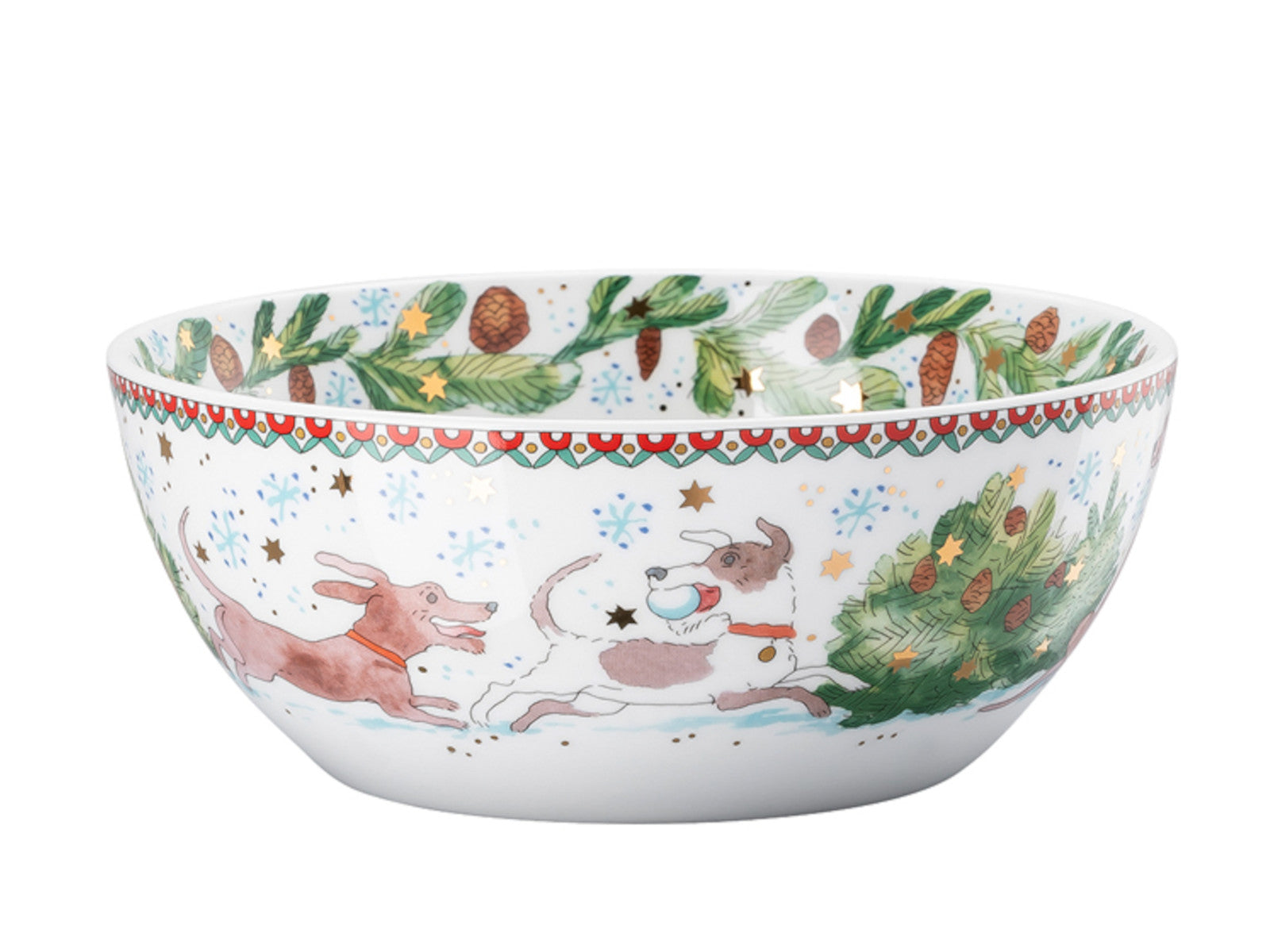 Hutschenreuther Sammelkollektion 2025 Weihnachtsspiele Müslischale 15cm - Produktbild 3