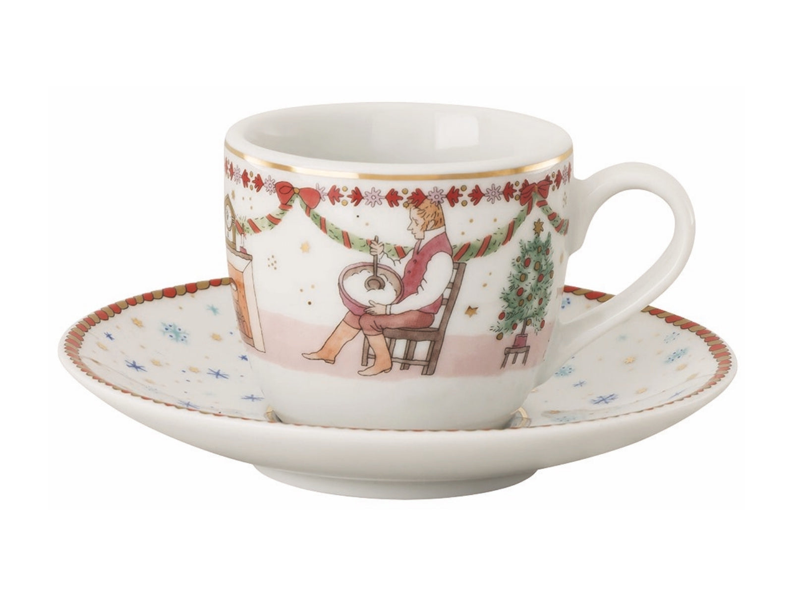 Hutschenreuther 2026 Weihnachtsschmaus Espressotasse 2tlg