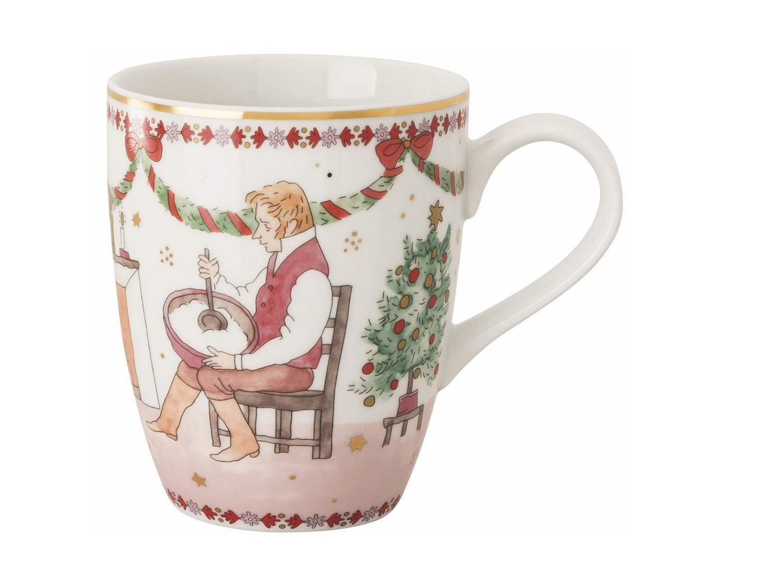 Hutschenreuther 2026 Weihnachtsschmaus Becher mit Henkel 0,36l