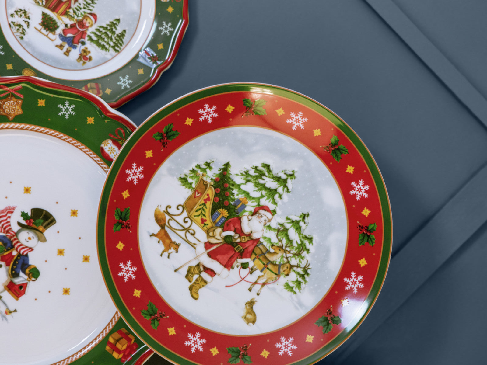 Hutschenreuther Happy Wintertime Tortenplatte auf Fuß groß - Produktbild 4