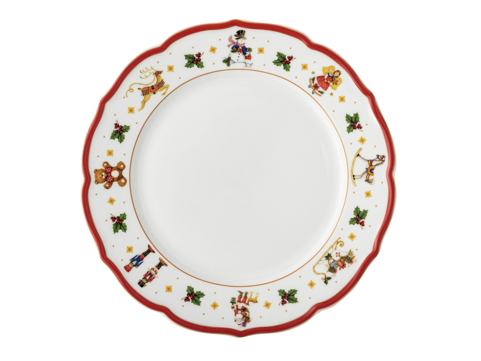 Hutschenreuther Happy Wintertime Red Teller flach 27cm
