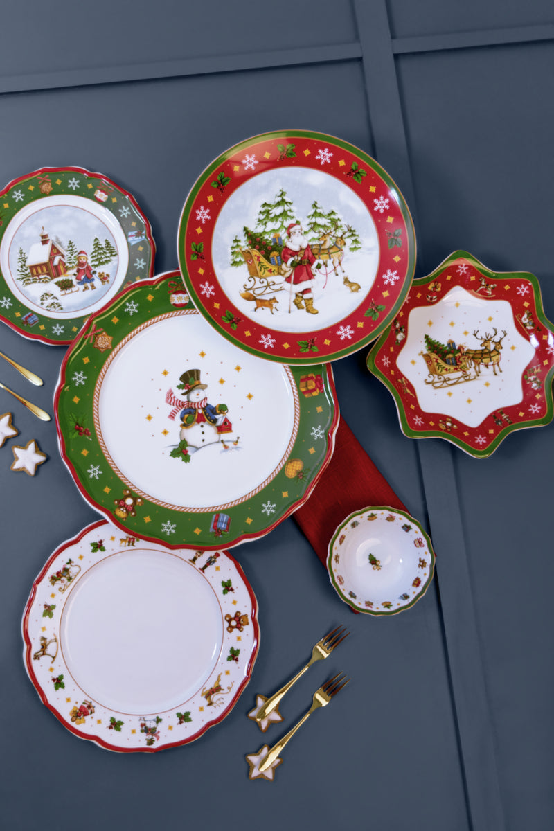 Hutschenreuther Happy Wintertime Red Teller flach 27cm - Produktbild 2