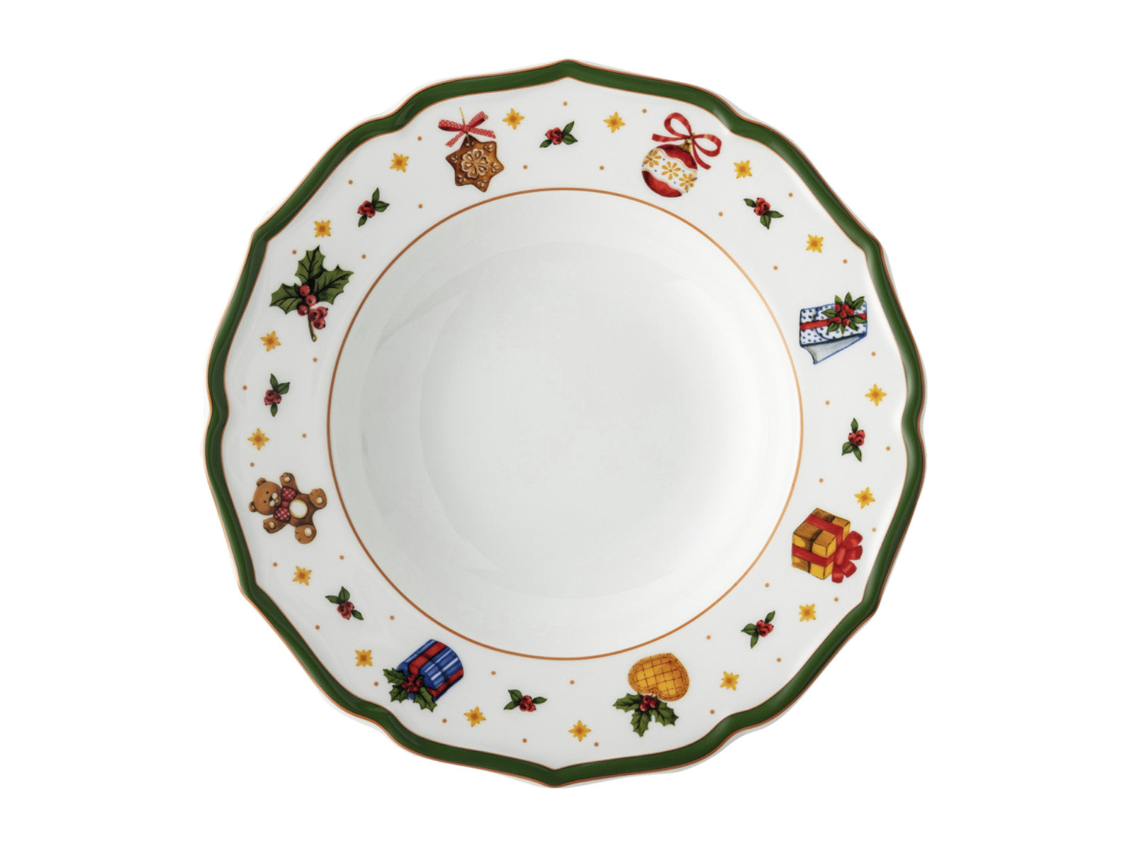 Hutschenreuther Happy Wintertime Green Teller tief 23cm