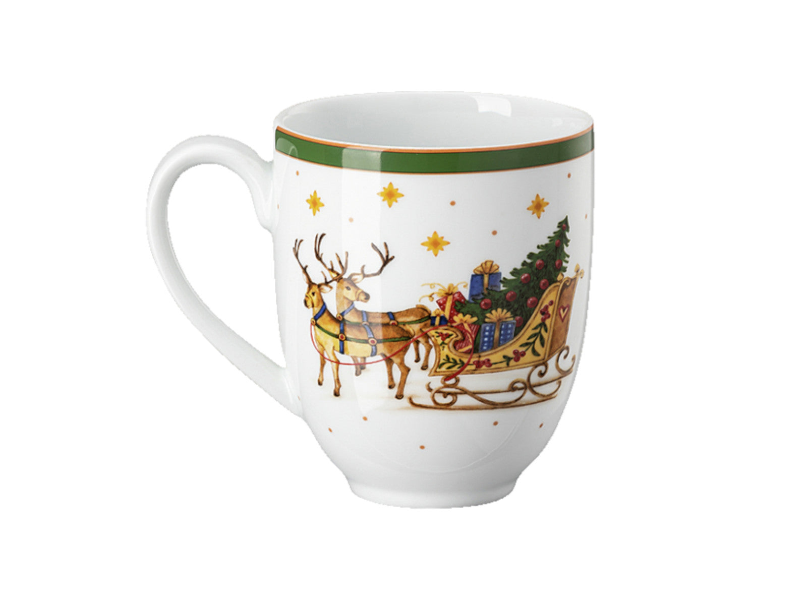 Hutschenreuther Happy Wintertime Green Becher mit Henkel 0,4l - Produktbild 2