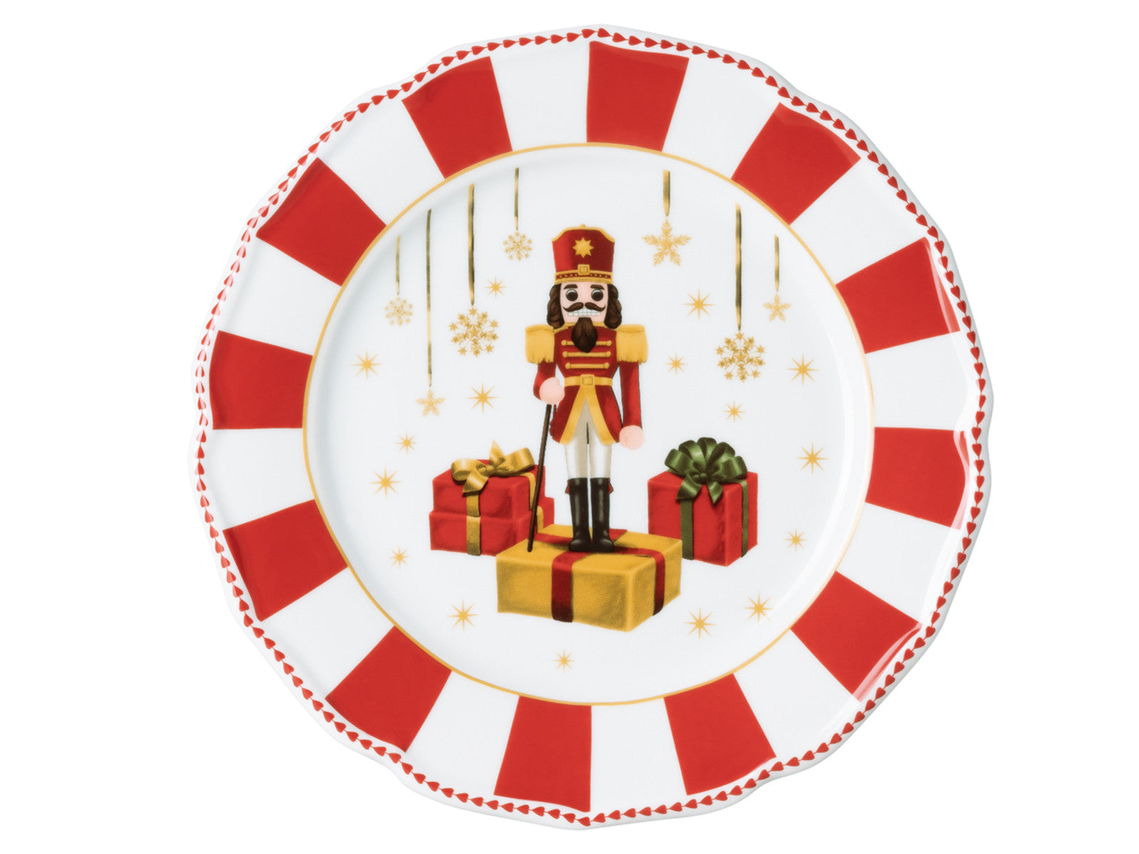 Hutschenreuther Christmas Love red Teller flach 22cm