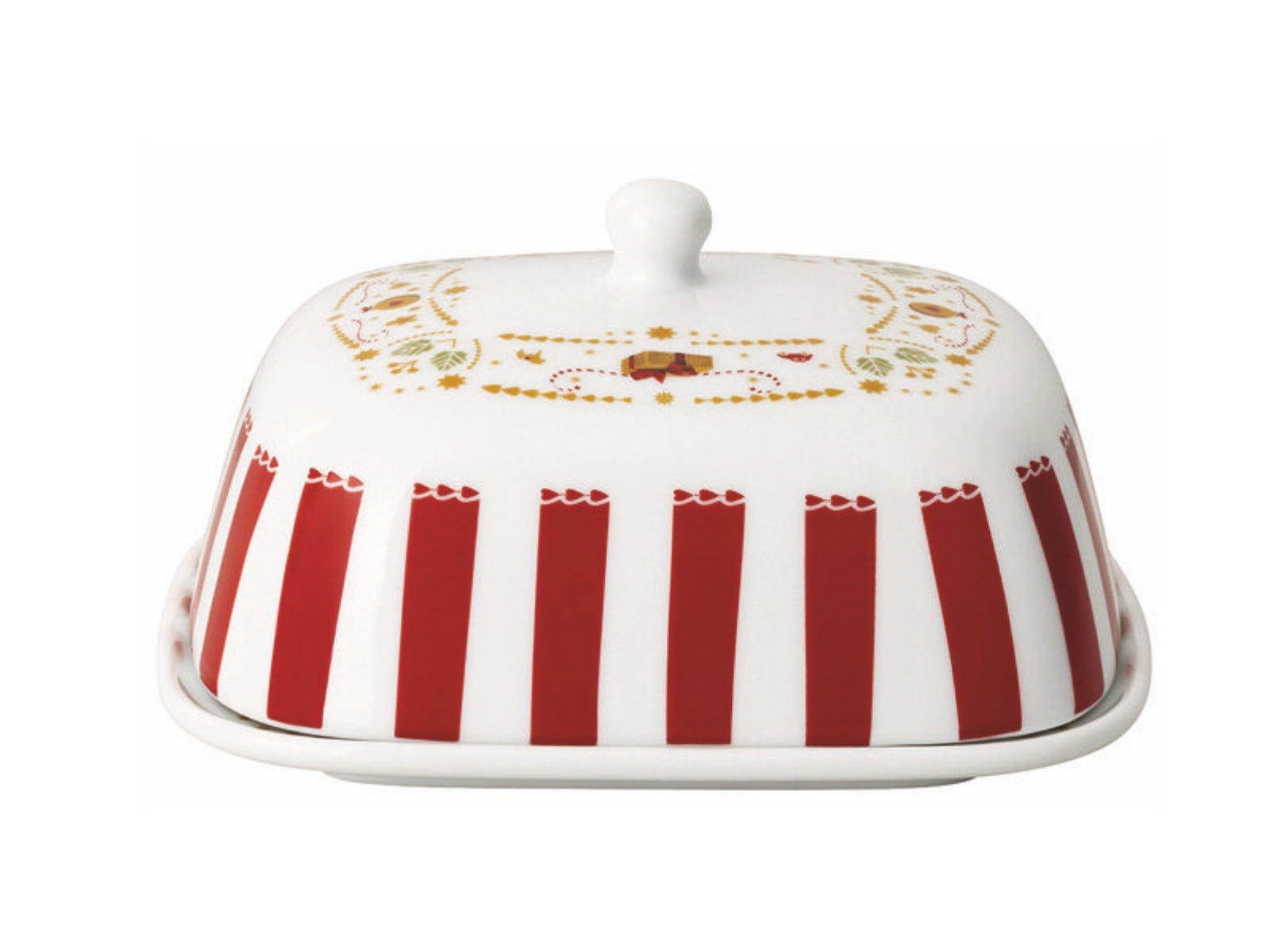 Hutschenreuther Christmas Love Butterdose rot 15,3cm
