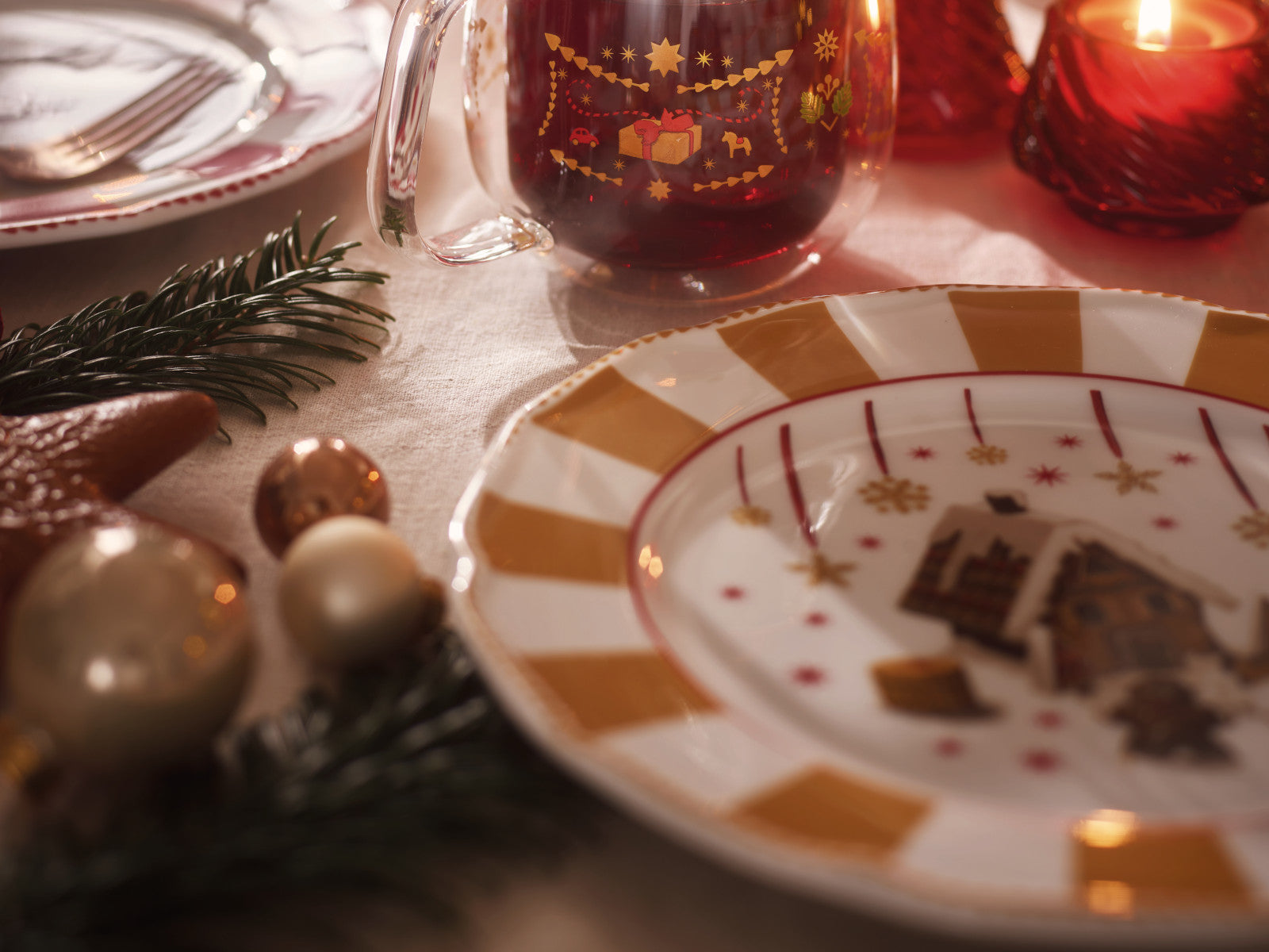 Hutschenreuther Christmas Love beige Set 4tlg - Produktbild 5