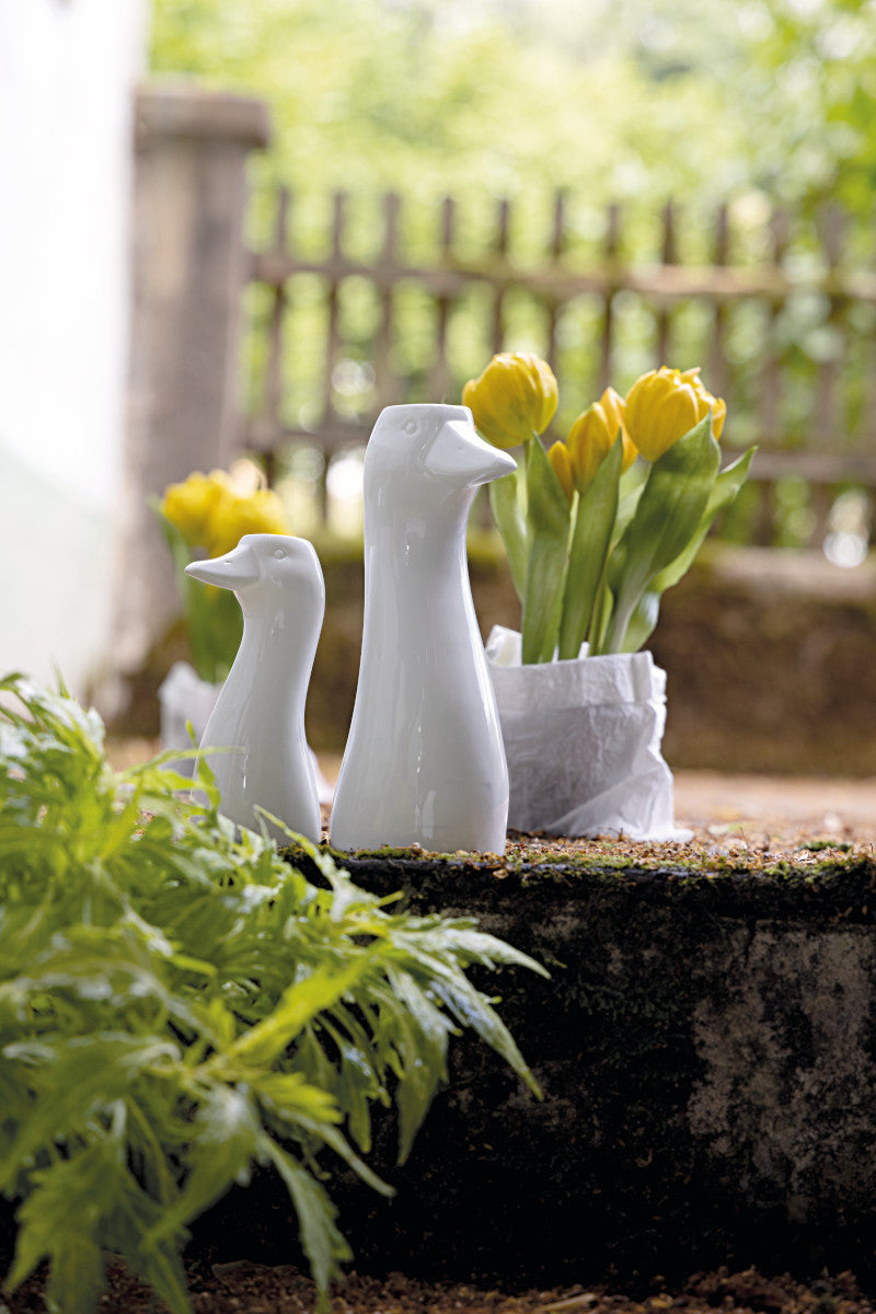 Hutschenreuther Gans-Vase Weiss Vase 14 cm - Produktbild 5