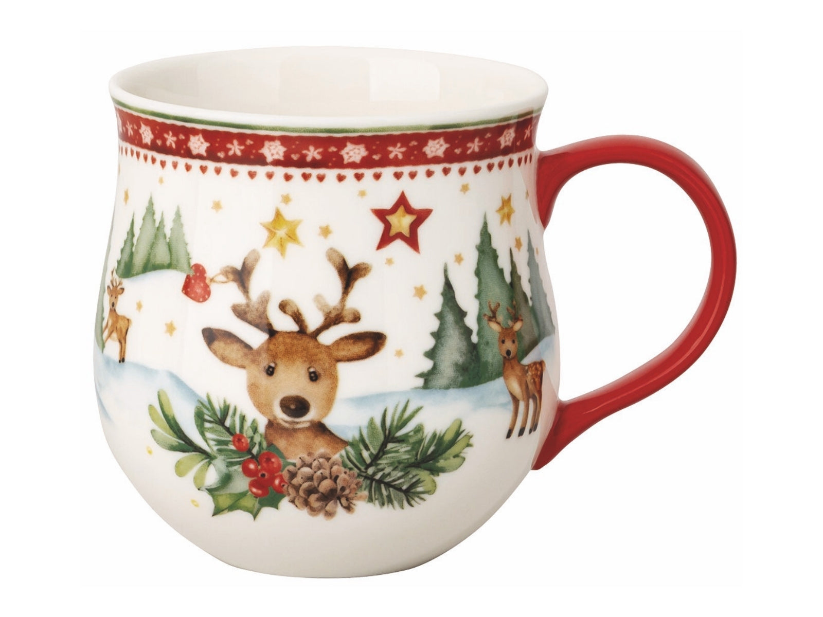 Hutschenreuther Christmas Mug Rentier Becher mit Henkel 0,45l