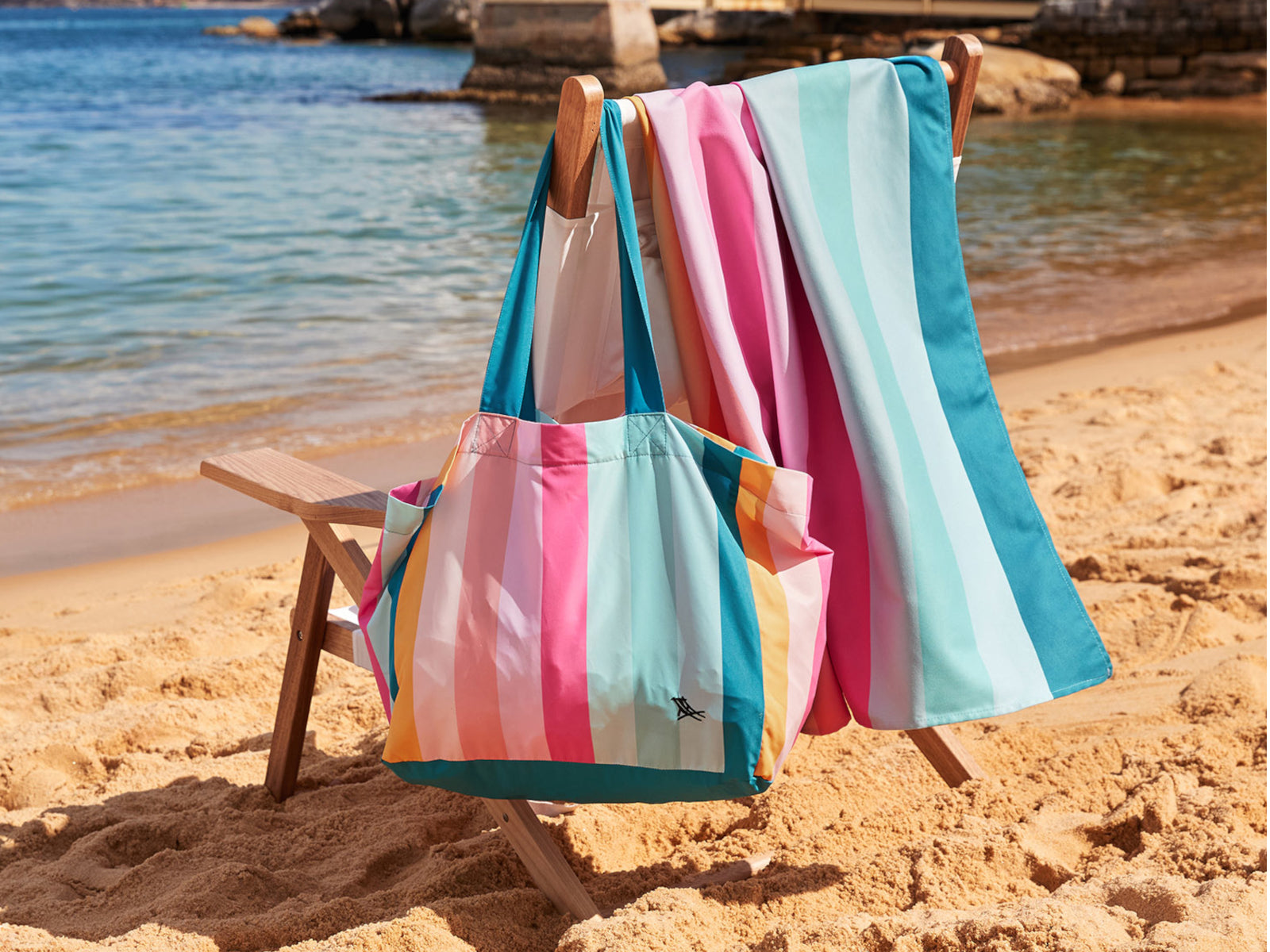 Dock & Bay Strandtasche faltbar Coastal Candy - Produktbild 3