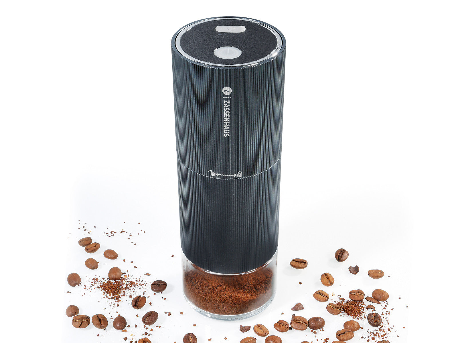 Zassenhaus MASTER USB Kaffeemühle/Espressomühle 17,7 cm - Produktbild 4