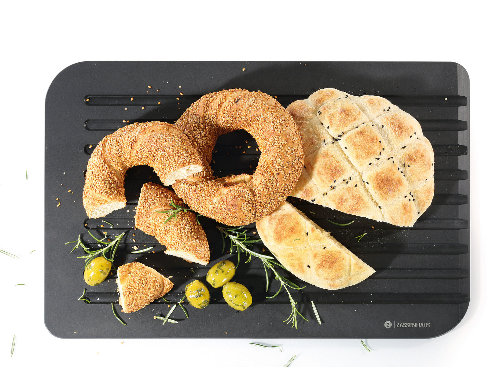Zassenhaus COMFORT PLUS Brotschneidbrett 42 x 27,5 x 0,9 cm - Produktbild 3