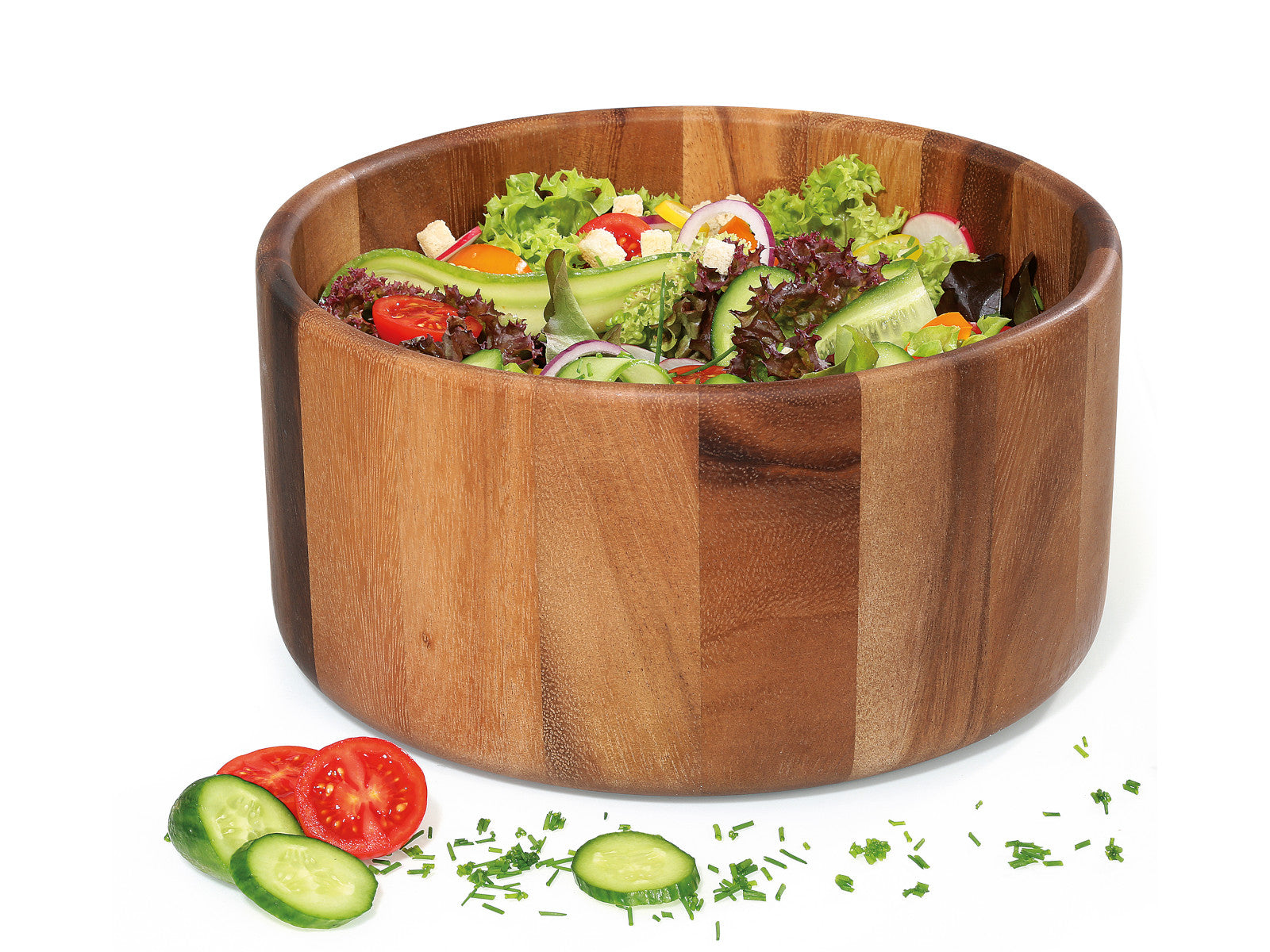 Zassenhaus Salatschüssel Akazie Ø 25 x 12,5 cm - Produktbild 2