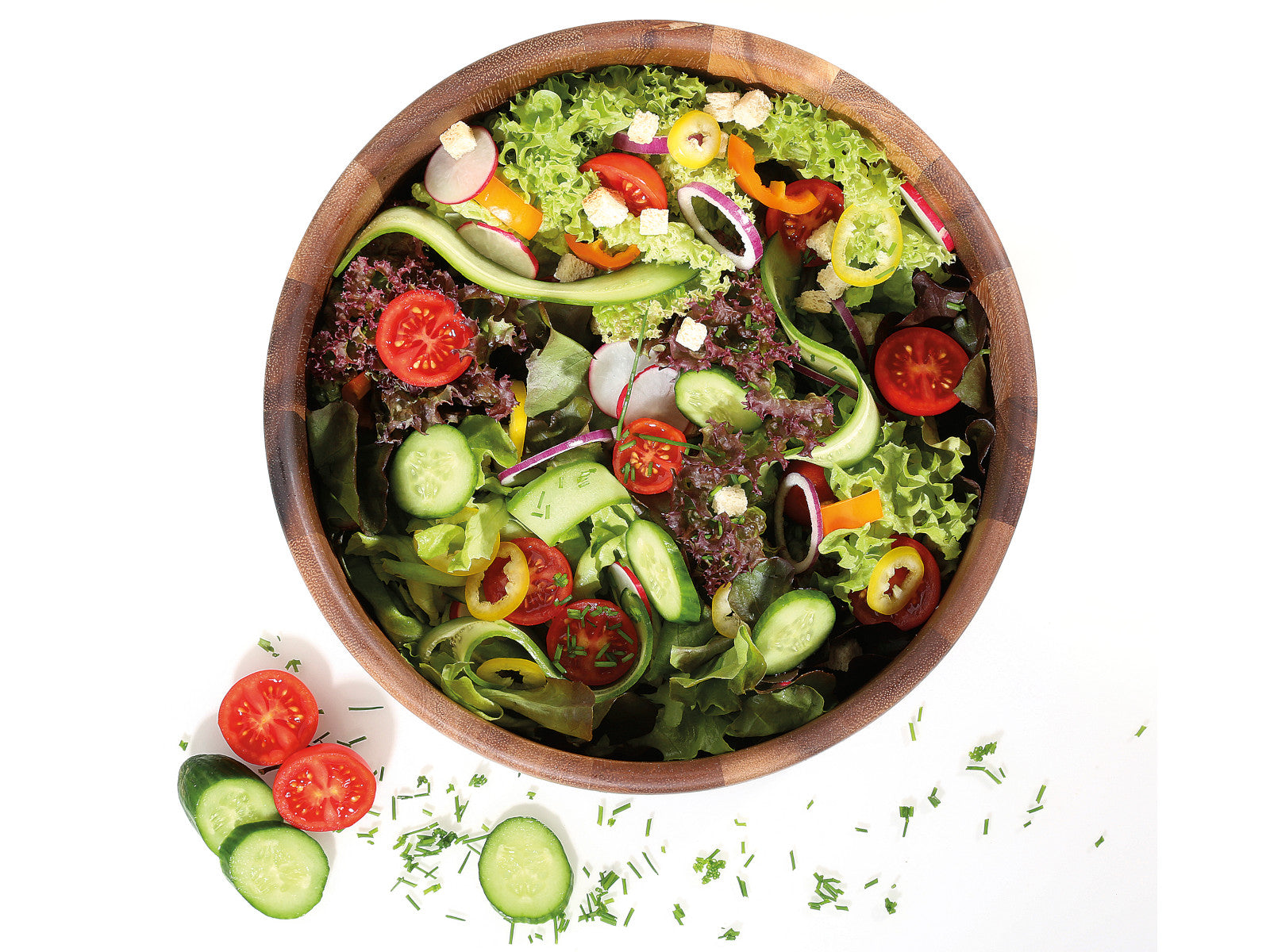 Zassenhaus Salatschüssel Akazie Ø 25 x 12,5 cm - Produktbild 4