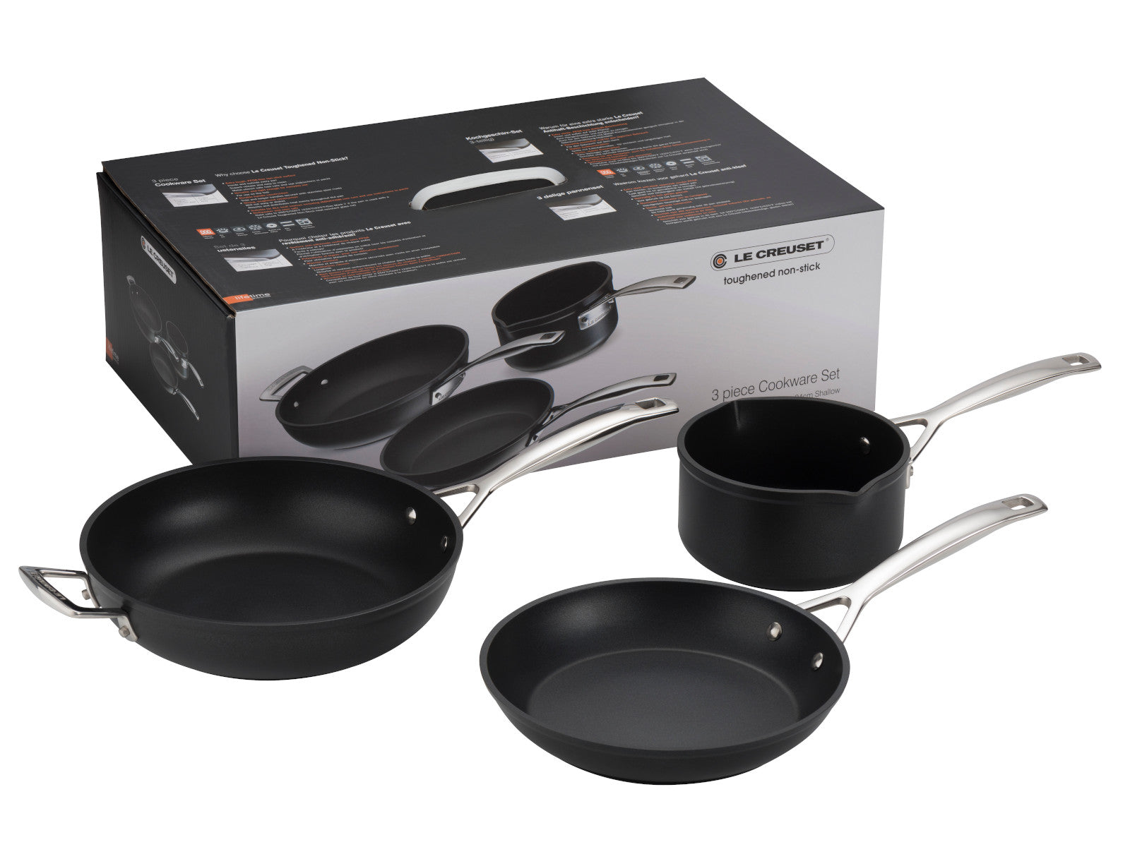 Le Creuset Aluminium-Antihaft Kochset 3tlg - Produktbild 5