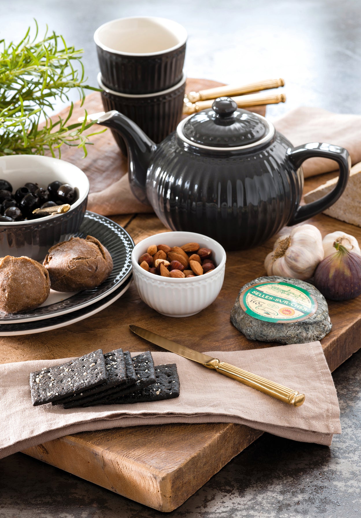 Greengate Alice Speiseteller dark chocolate 6er-Set (26,5 cm) - Produktbild 7
