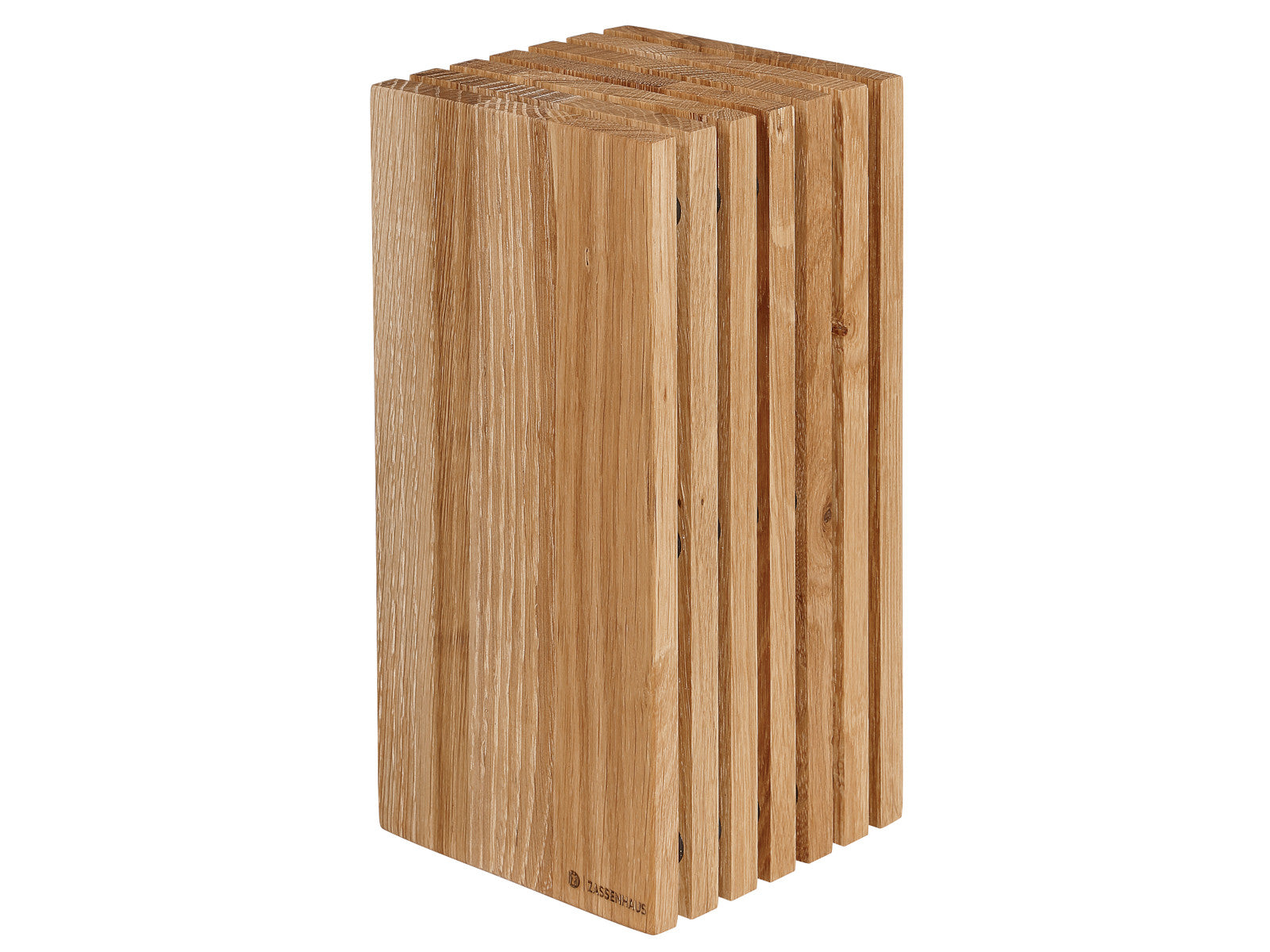 Zassenhaus Messerblock Eiche 13x13x26cm