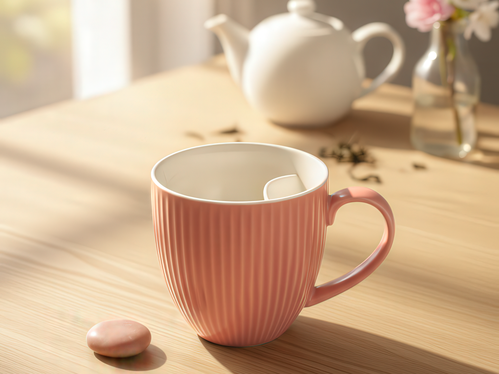 Cangoo Cup® Embossed Rose Teebecher mit Beutelablage 0,33l - Produktbild 2